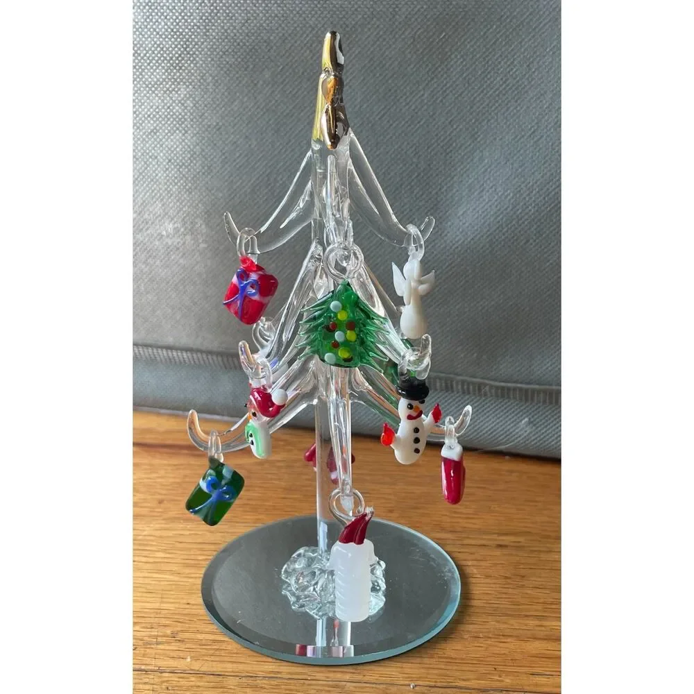 VTG LS Arts Crystal Christmas Tree 6.5